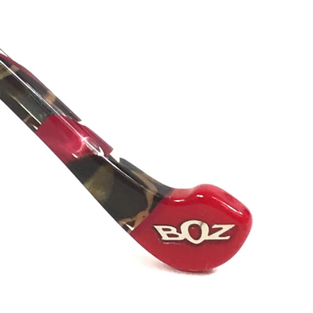BOZ by J.F. Rey Eyeglasses Frames NIKI 3540 Red Khaki Green Wire Rim 55-15-140